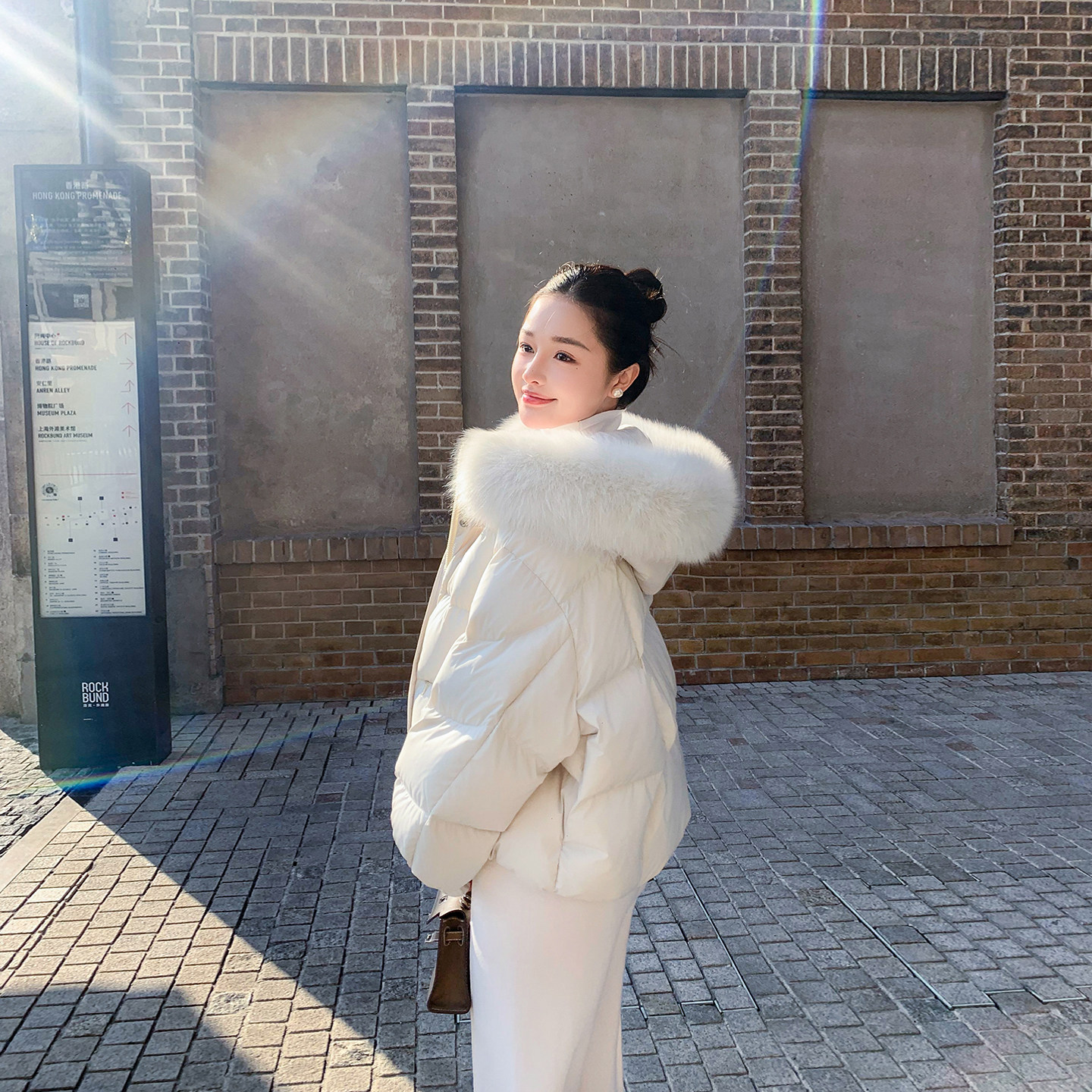 超好看大毛领羽绒服女短款韩版加厚小个子连帽面包服宽松新款外套,女装/女士精品,羽绒服,淘宝优惠券,粉丝福利购,淘宝优惠卷