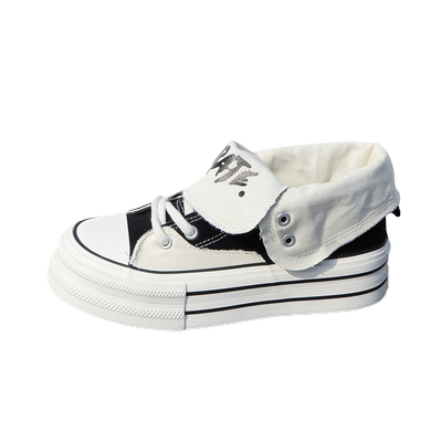 韩森巧低帮韩版帆布鞋女