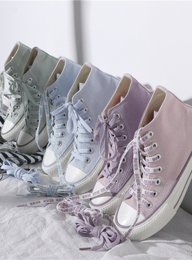 高帮帆布鞋女韩版百搭学生春季新款泫雅风ins2025潮ulzzang板鞋子