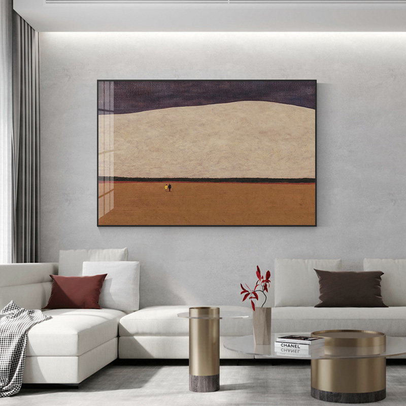 影拥散步现代北欧风格客厅装饰画餐厅沙发背景墙壁画卧室床头挂画