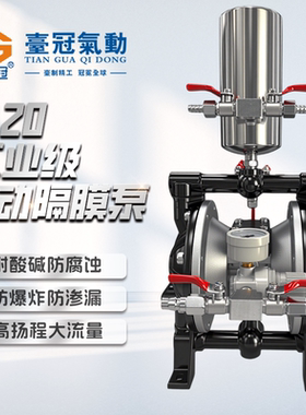 台冠气动隔膜泵油泵A20油漆泵喷漆泵油墨专用抽料乳胶漆胶水摸模