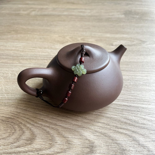 时念中式复古和田玉高端壶绳