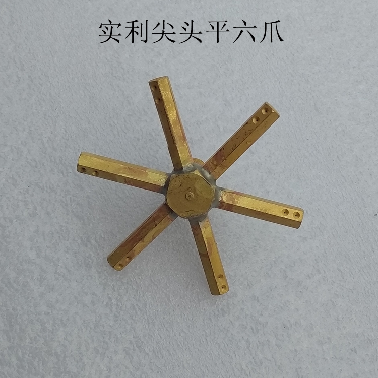 实利炉头专用六爪炉芯铜6芯中高压猛火炉芯肠粉炉子专用