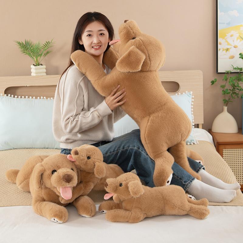毛绒玩具趴趴狗拉布拉多玩偶公仔床上睡觉抱枕女生可爱布娃娃礼物