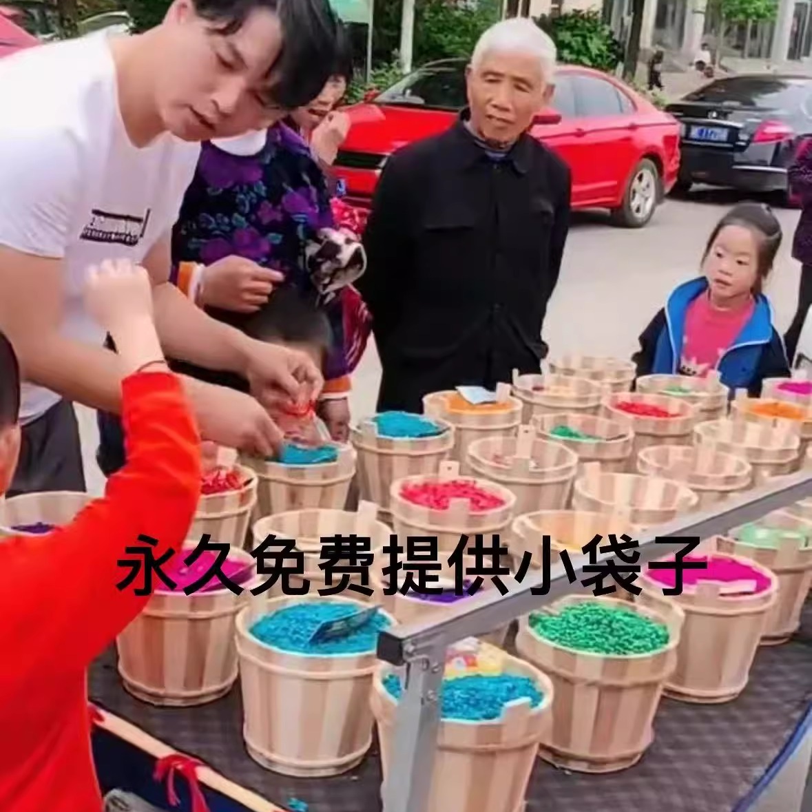 明辉同款摆地摊神器香一条街厂家散装七彩香薰颗粒摆地摊夜市爆款