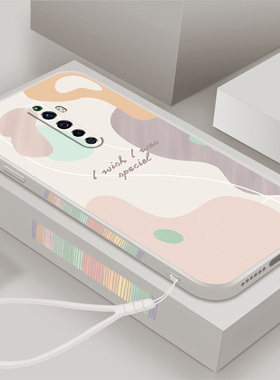 莫兰迪适用OPPOReno2Z手机壳OPPO RenoZ液态硅胶软壳Reno2Z超薄直边保护套PCKM80全包防摔0pp0时尚外壳男女软