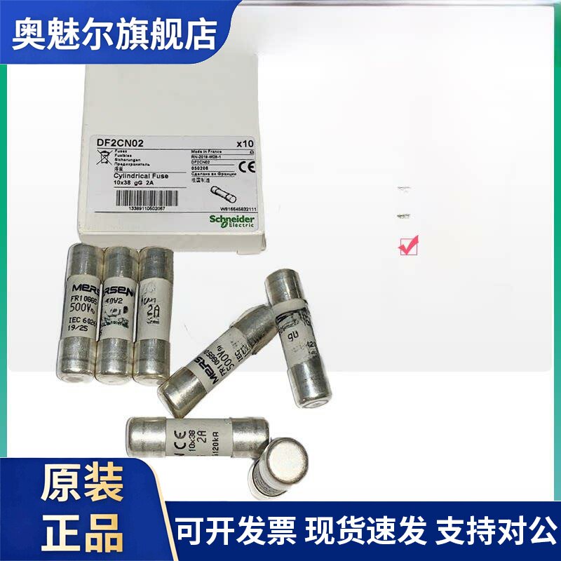 施耐德保险丝熔断器DF2CN01 DF2CN02 DF2CN04 DF2CN06 DF2CN08 2A