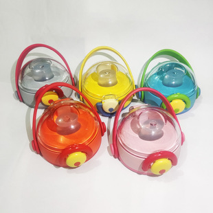 苏泊尔太空儿童保温杯盖子配件一键开合鸭嘴盖水杯吸管小黄人熊猫