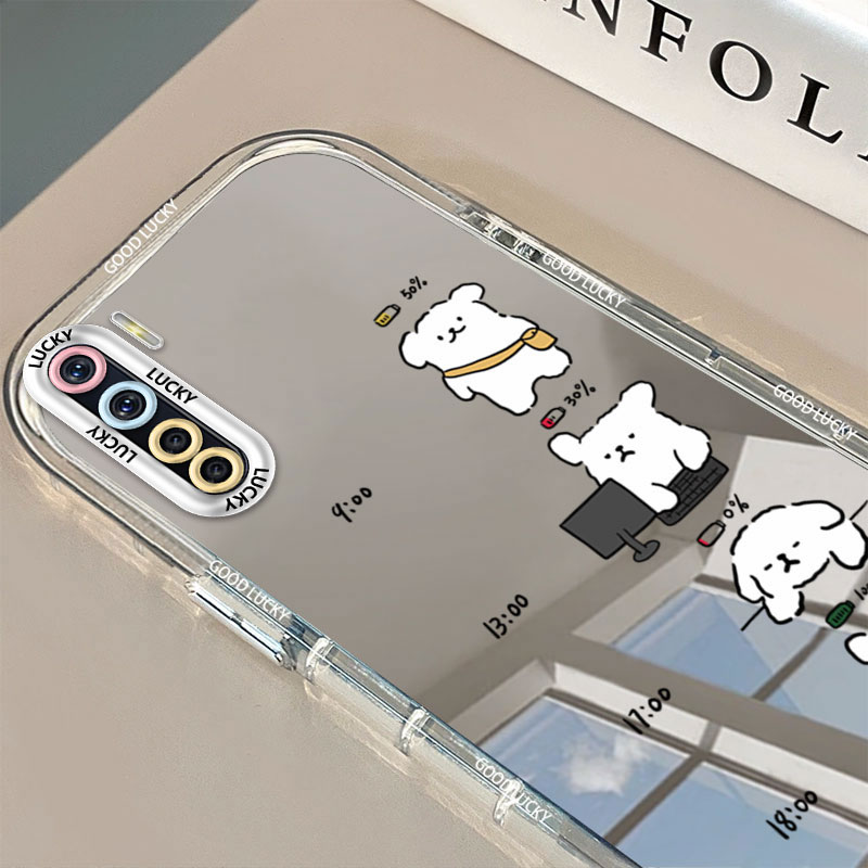 适用于OPPOA91手机壳镜面小狗
