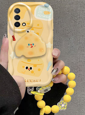 适用oppok9pro手机壳卡通奶酪OPPOK9/K9X/K9S保护套女新款硅胶软壳防摔全包opρok9pro网红创意oppok9s手机壳