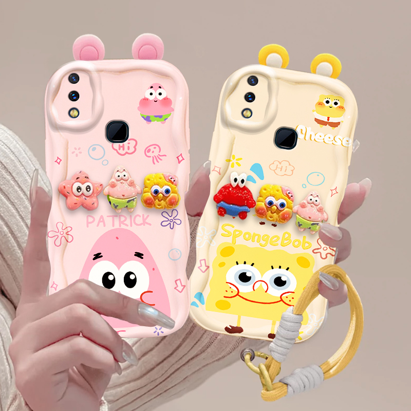 适用于vivoY85手机壳女卡通公仔