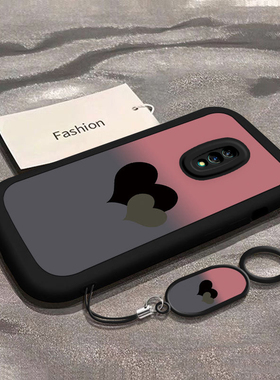 适用oppok3手机壳情侣新款0ppo K3硅胶软外壳渐变爱心防摔全包opρok3保护套opopk1网红男女opk3创意潮壳