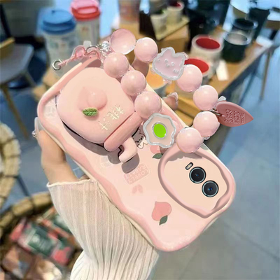 适用于VIVOY76S手机壳女可爱手链