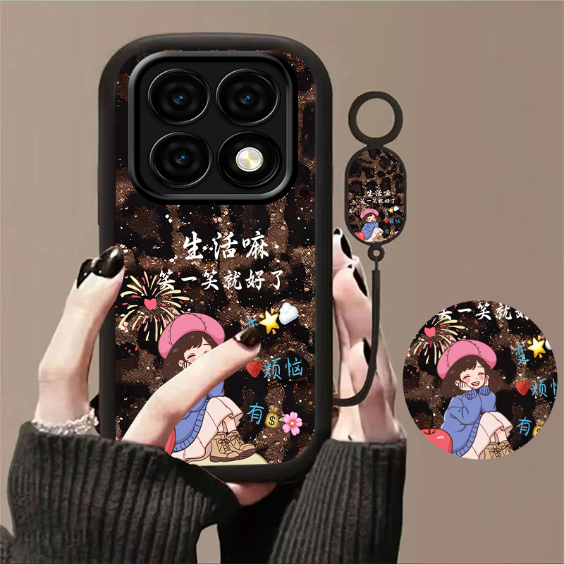 女新款卡通手链手机壳