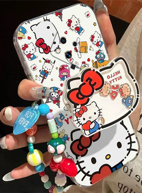 适用于vivoS5手机壳透明VIVOS1保护套S1Pro女款卡通支架软壳全包超薄防摔S6可爱手链S7t新款潮S7保护壳