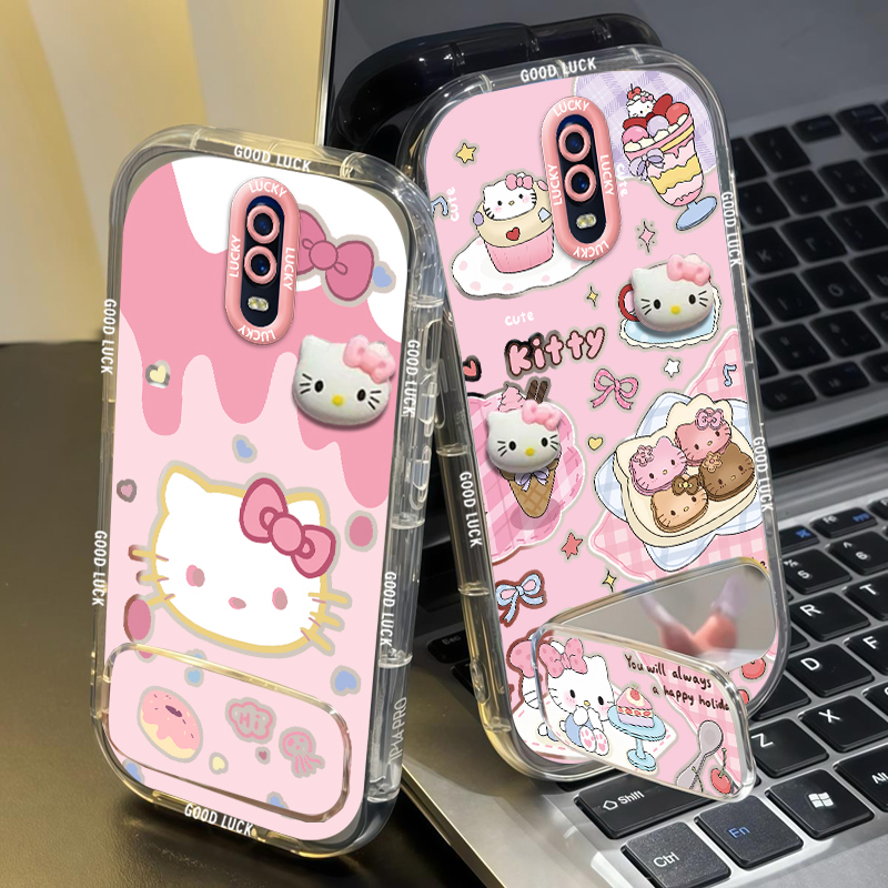 女新款卡通公仔支架手机壳