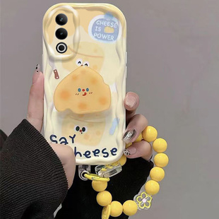 5G保护套女可爱新款 适用OPPOA3X手机壳奶酪支架手链OPPOA3活力版 A3PRO 防摔全包超薄OPPOA3Pro手机壳 新款