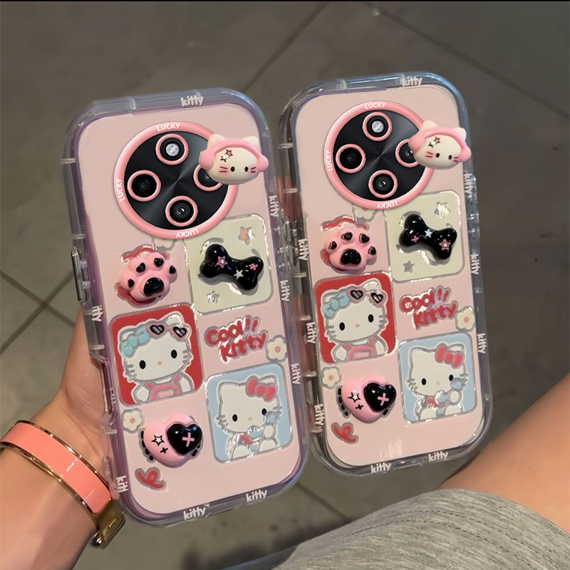 女新款卡通公仔支架手机壳