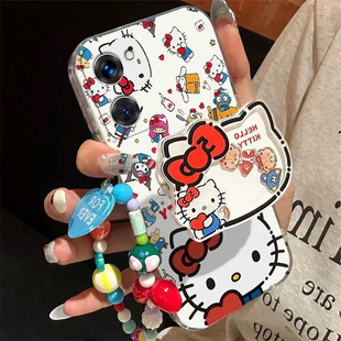 适用于vivoY37手机壳透明vivoY50保护套Y37M/Y37Pro女款卡通支架软壳全包超薄防摔Y50t可爱Y51s手链Y51保护壳