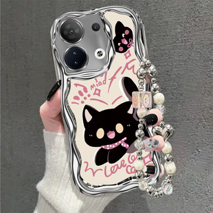 适用于OPPOA6手机壳卡通手链OPPOA6GT手机壳A6Pro新款女全包软壳防摔软硅胶可爱A6i保护壳