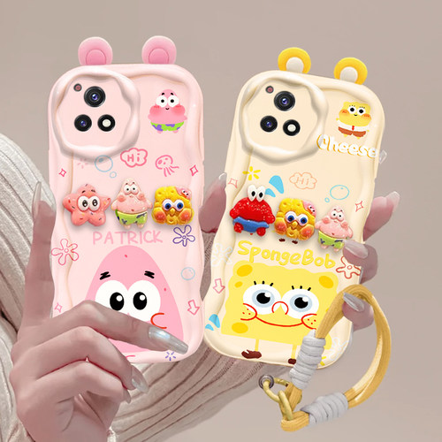 适用于vivoY52S手机壳女卡通公仔