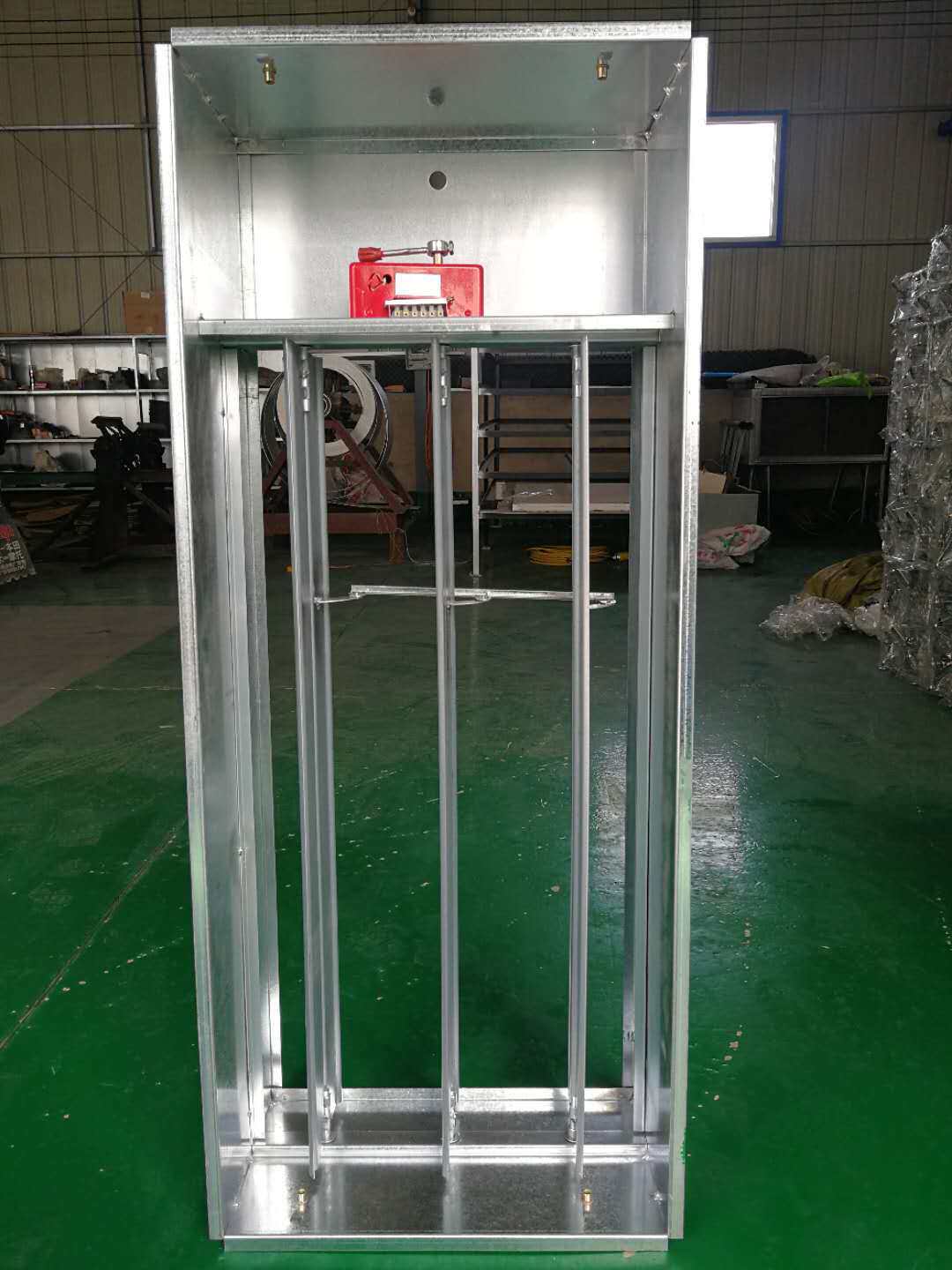 楼梯间正压送风口加压送风口电动多页排烟口 常闭多叶排烟口