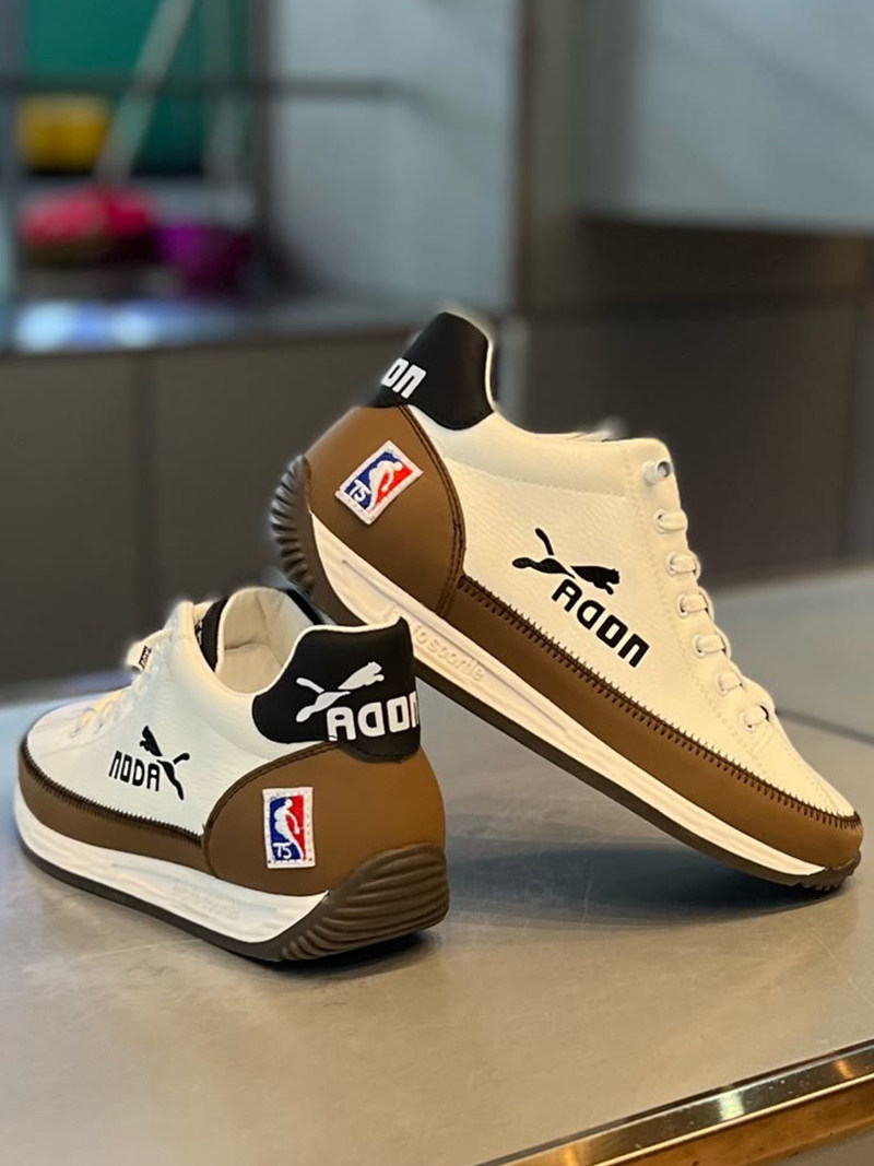 秋季时尚潮流皮面软底百搭休闲鞋