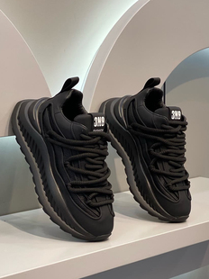 低帮厚底时尚 新款 百搭老爹鞋 单棉同款 男鞋 潮流保暖休闲鞋 2025冬季