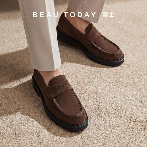 beautoday英伦乐福鞋舒适内里