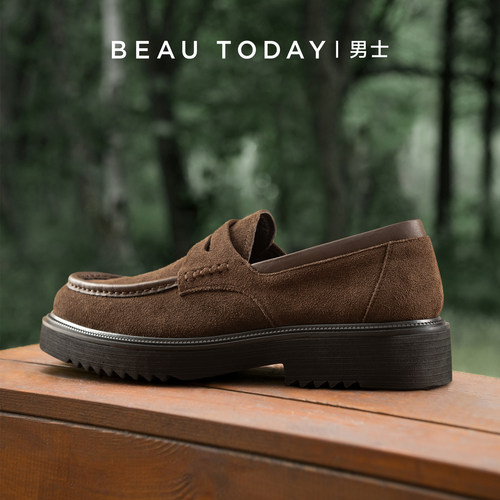 beautoday英伦乐福鞋舒适内里