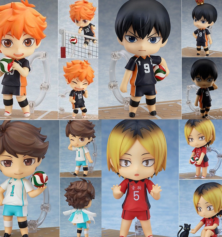 排球少年手办公仔玩偶模型摆件周边Q版换脸粘土人影山飞雄翔阳