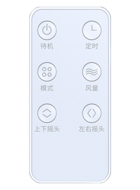 适用舒乐氏电风扇遥控器