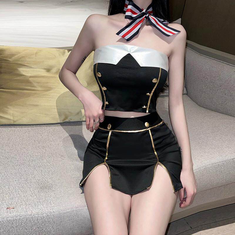 性感机长空姐制服套装角色扮演服装女纯欲主播变装女警cos服夜店