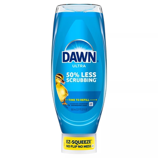DAWN美國(guó)進(jìn)口濃縮洗碗液擠壓瓶裝 餐具洗滌劑洗潔精 原香
