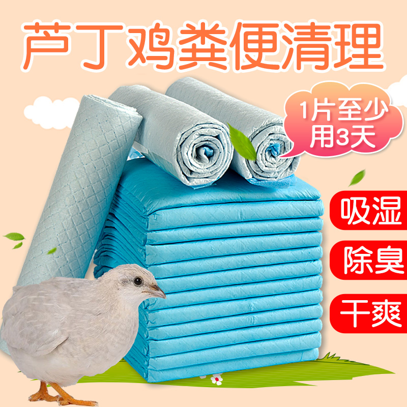 芦丁鸡粪便清理尿垫吸湿除臭铲屎