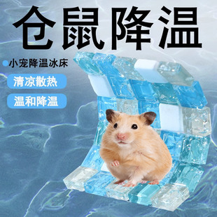 金丝熊仓鼠夏天降温神器冰屋凉垫夏天小宠防中暑龙猫宠物用品大全