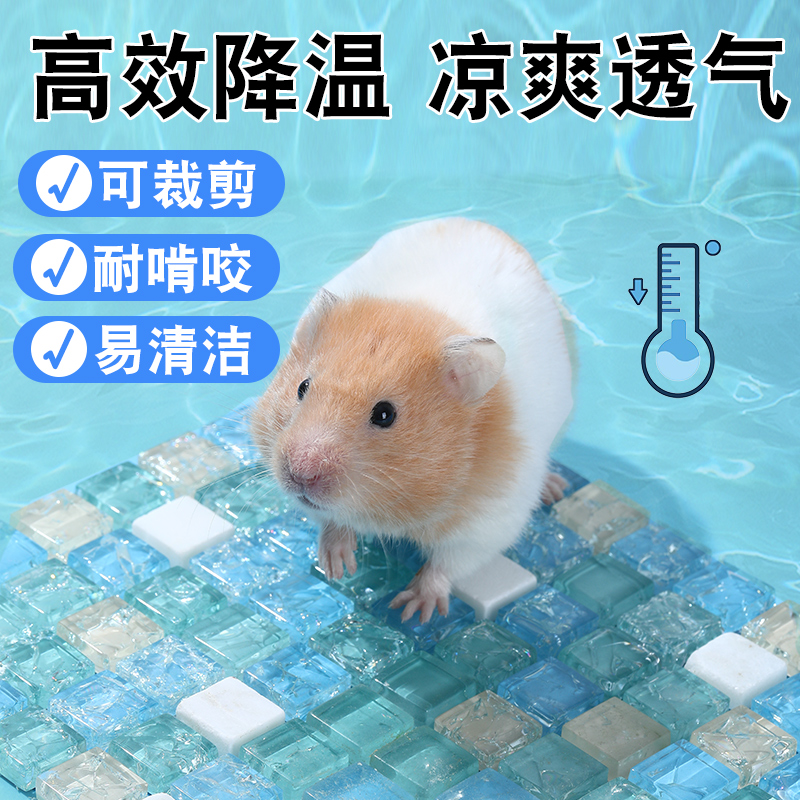 金丝熊仓鼠冰垫夏天降温神器冰床
