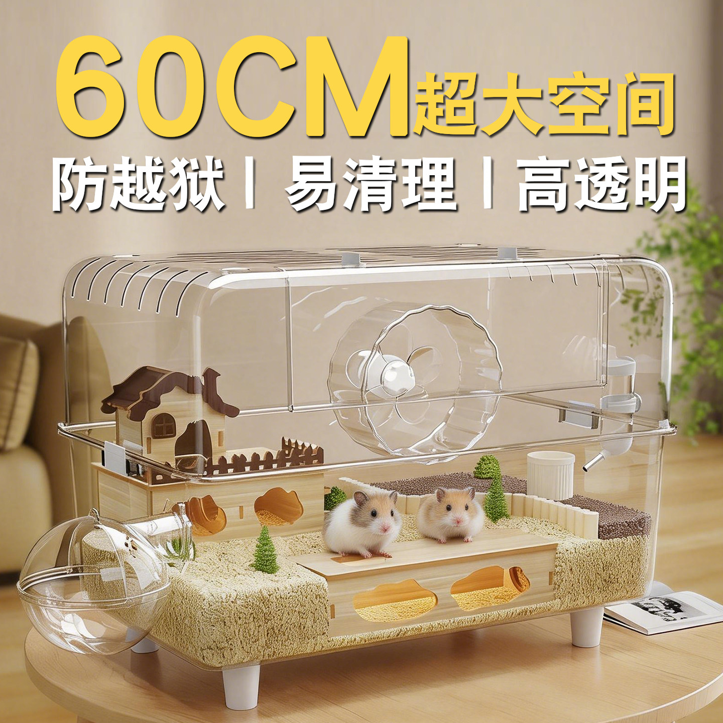 仓鼠笼子金丝熊专用特大号60cm图片