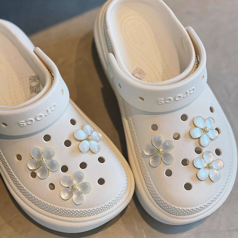 洞洞鞋配饰男女crocs情侣鞋花鞋扣卡洛池diy配件立体装饰品高级感