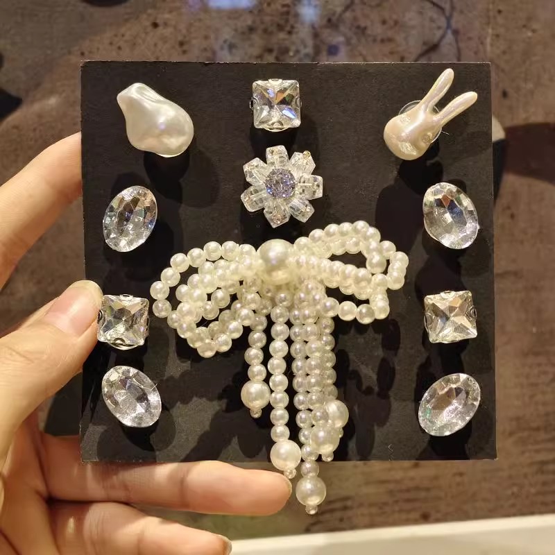 Crocs鞋花水钻