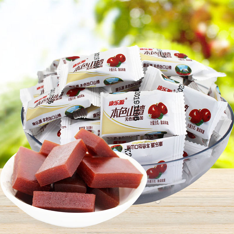 山楂条片单独小包袋装零食原味散装果丹皮无添加色素批儿童山楂片