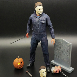 月光光心慌慌手办猛鬼街杰森可动人偶模型电锯惊魂杀人狂摆件