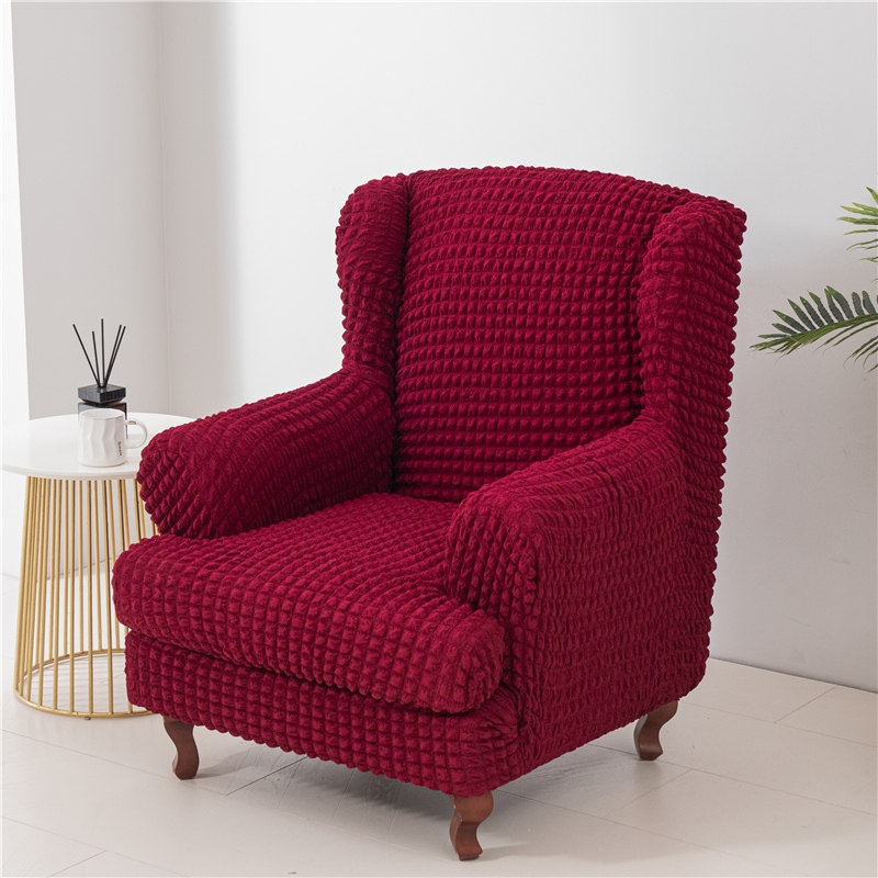 单人沙发套罩全包弹力防猫抓加厚高靠背老虎凳椅套万能通用保护套