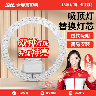 金雨莱led吸顶灯灯芯磁吸替换