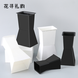 方墩墩包花神器方形鲜花固定底座花束内胆箭筒花艺插花包花资材