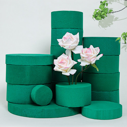 圆形花泥福桶抱抱桶插花花店花艺