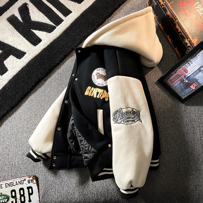 男童夹棉外套加棉加厚棒球服冬季2024新款儿童棉衣中大童复古潮流,童装/婴儿装/亲子装,普通外套,淘宝优惠券,粉丝福利购,淘宝优惠卷