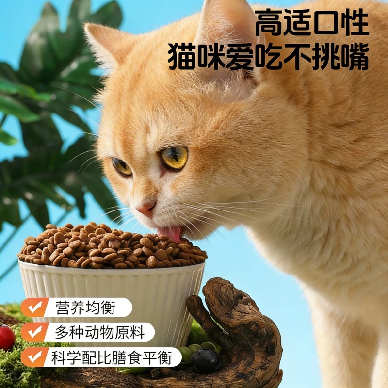 猫粮成年猫猫咪零食推荐