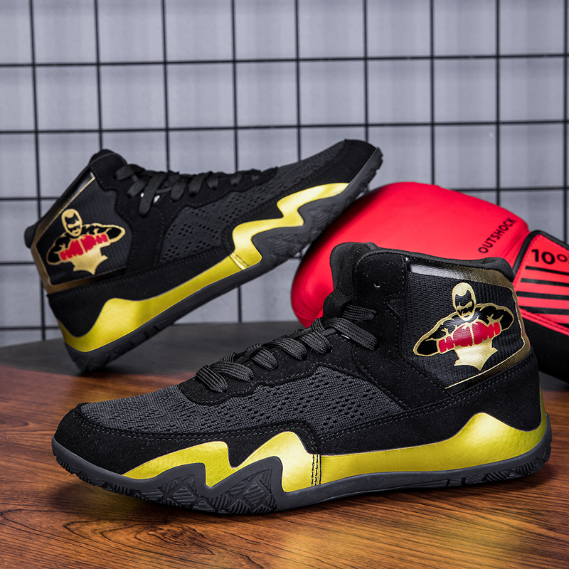 专业摔跤鞋散打格斗鞋防