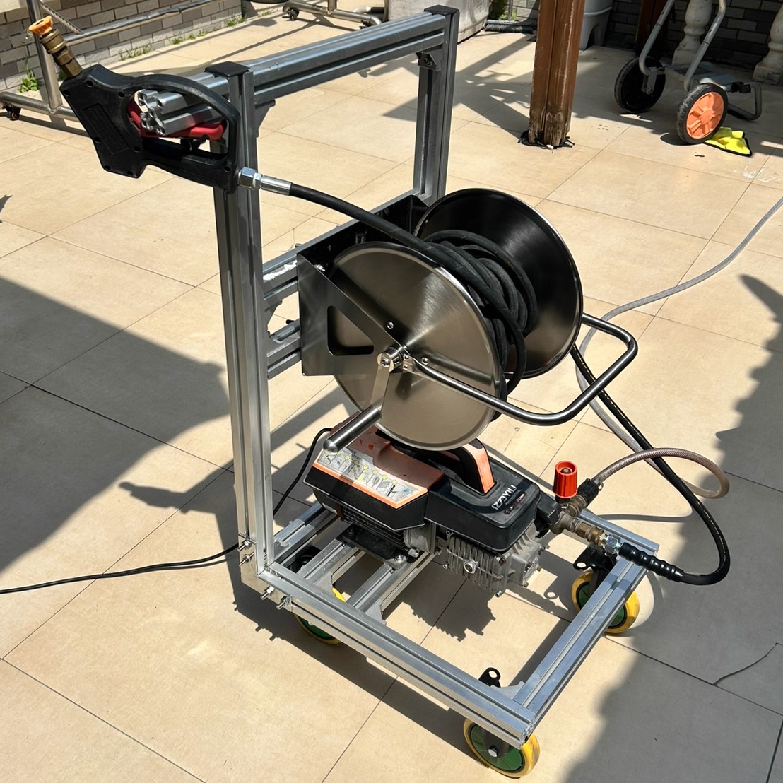 弘晨不锈钢高压洗车机管收纳架子